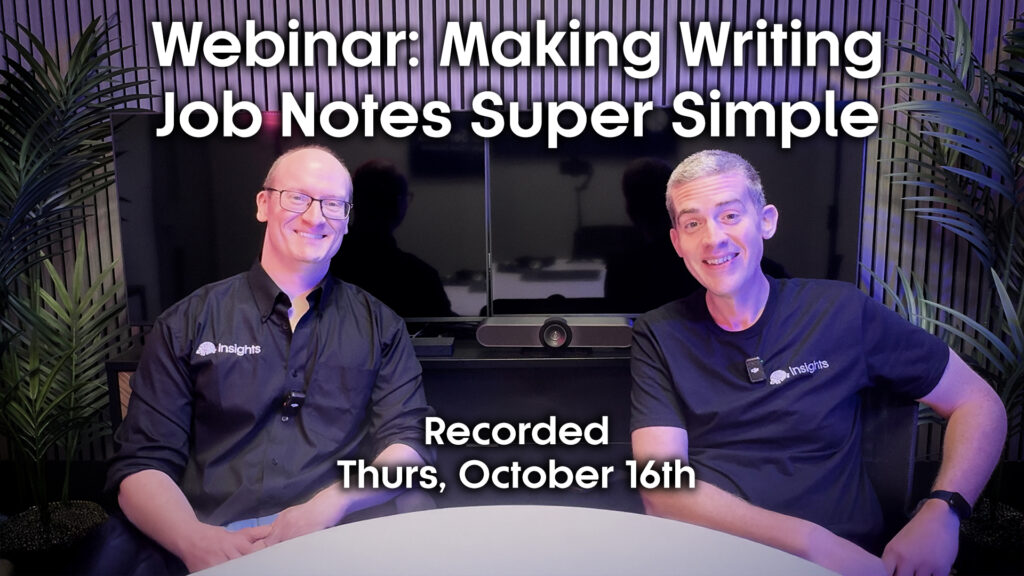 Making Writing Job Notes Super Simple webinar